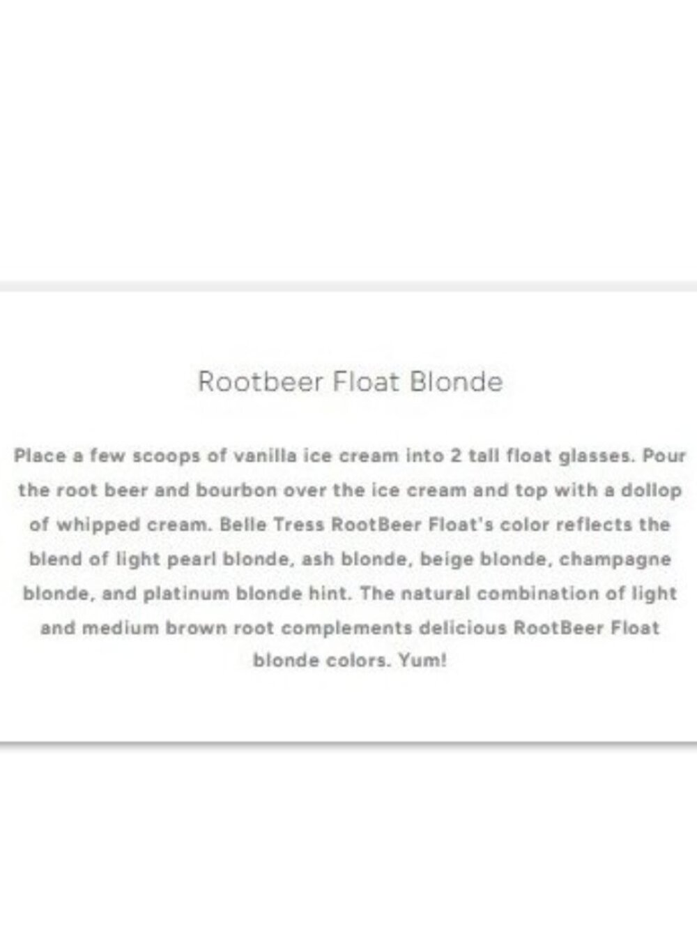 Cafe Collection- Belle Tress, Peerless 22 HF E Version Wig-ROOTBEER FLOAT BLONDE - Picture 5 of 15